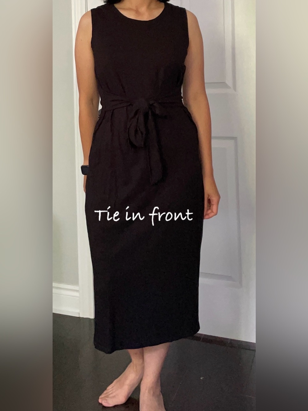 NWOT Black midi dress 🇨🇦 Buttercream Clothing
